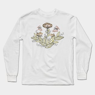 Sunflower sketch Long Sleeve T-Shirt